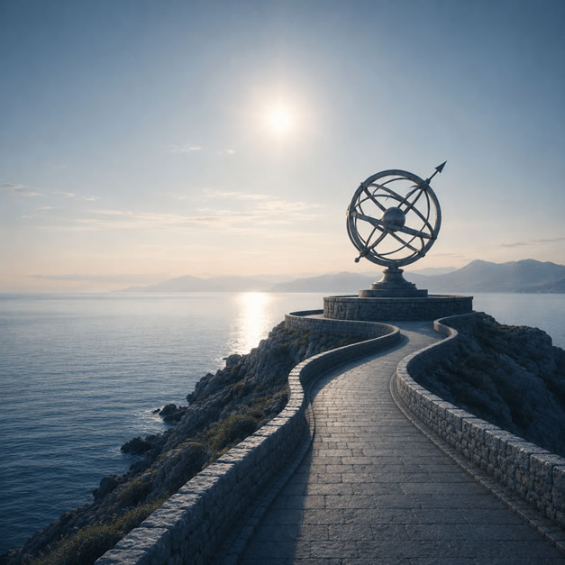Direzione scelte patrimoniali con sfera armillare