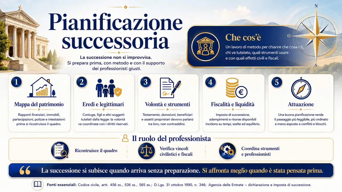 Schema pianificazione successoria